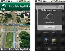 Google Maps Navigation e Ricerca Vocale in Italia