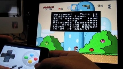 Giocare al Super Nintendo su un iPad 