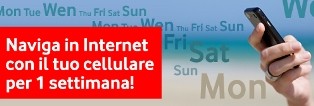Vodafone Weekly Tariff, la tariffa per navigare dall'estero con lo smartphone