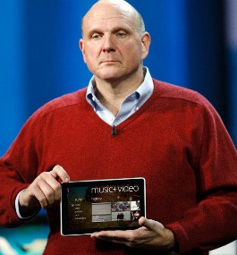 Microsoft al lavoro per contrastare iPad, lo rivela Steve Ballmer