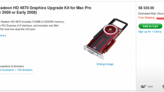 Apple non commercializzarà più la ATI Radeon HD 4870