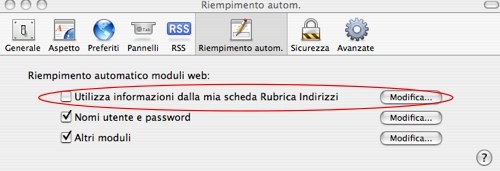 Problema di sicurezza in Safari