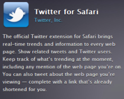 Safari 5.0.1: un nuovo universo di estensioni