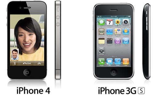 iPhone 3G S e iPhone 4: il confronto