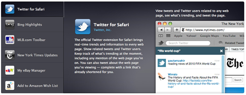 Estensioni di Safari 5: ecco le migliori