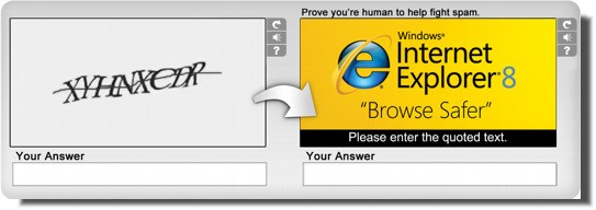 Advertising nel Captcha Advertising nel Captcha