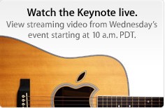 L'evento Apple in Live Streaming, ma solo per Mac, iPhone e iPad