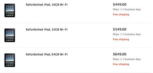 Primi iPad ricondizionati nell'Apple Store americano