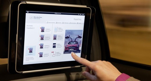 Metti un iPad sulla tua Mercedes
