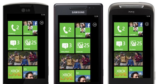 I tre cavalieri di Windows Phone 7