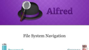 File System Navigation in Alfred