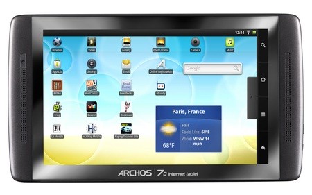 Archos 70, un tablet Android