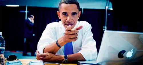 Barack Obama visita Steve Jobs