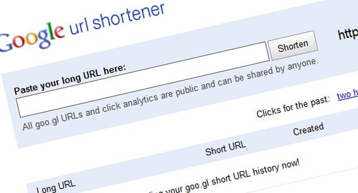 Goo.gl lo accorcia