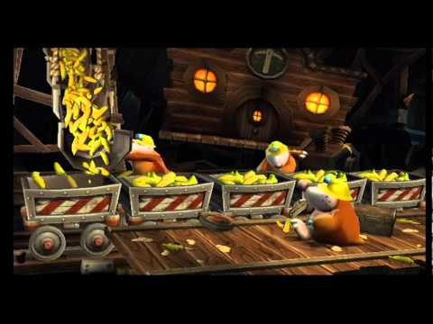 Donkey Kong Country Returns Exclusive Direct Feed Gameplay (Worlds 1-6)