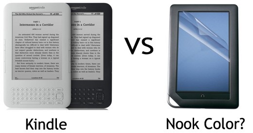 Amazon Kindle e il nuovo Nook a colori