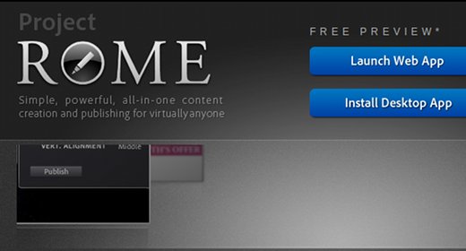 Project ROME: il publishing secondo Adobe