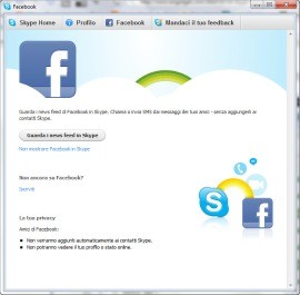 Rilasciato Skype 5.0: integrazione con Facebook