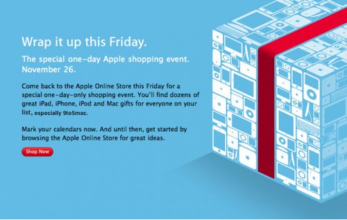 Black Friday, tornano gli sconti su Apple Store