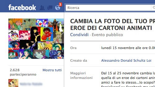 Cambiare l'immagine del profilo Facebook