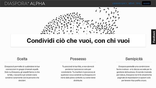 Diaspora apre le porte per i test privati
