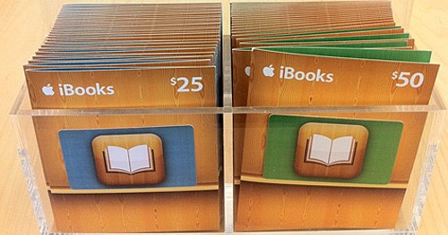 iBooks: arrivano le gift card per iTunes Store