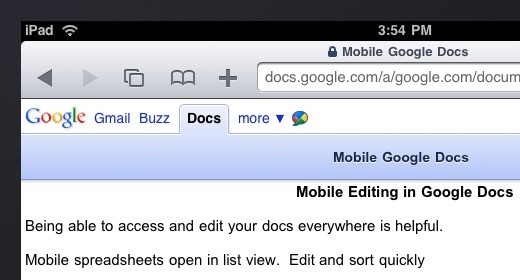 Google Docs anche su Android, iPhone ed iPad