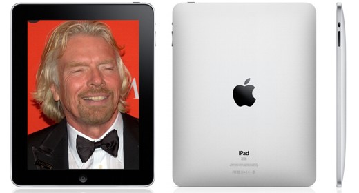 Richard Branson sarà sull'iPad prima di Murdoch