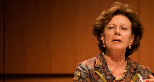 Neelie Kroes, l'Italia non abbia paura di investire