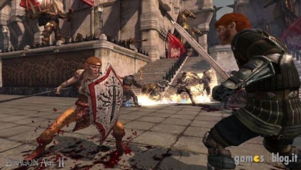 Dragon Age II: la combattiva Aveline Vallen si presenta in immagini