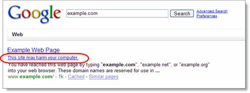 Google notifica i siti compromessi Google notifica i siti compromessi