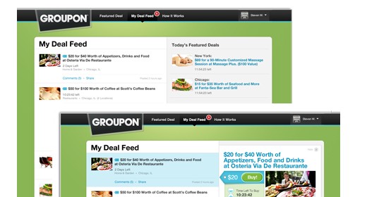 Groupon, l'offerta si fa personalizzata