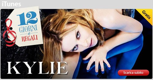 Kylie Minogue oggi in regalo su iTunes Store