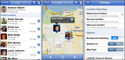 Google Latitude in download sull'App Store
