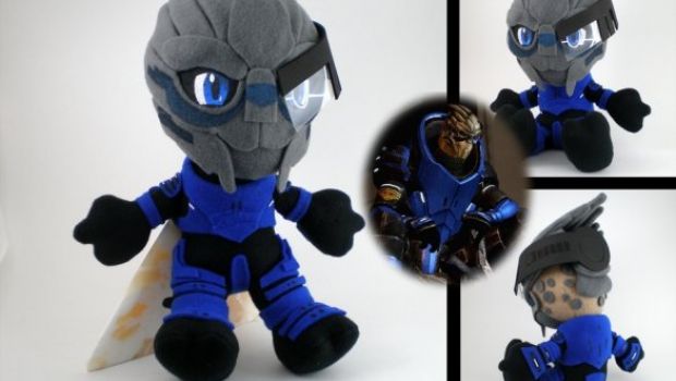Il lato pupazzoso di Mass Effect: i peluche amatoriali di Saren e Garrus in immagini