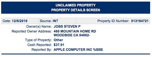 Apple ha un debito con Steve Jobs: ben 37,91 dollari