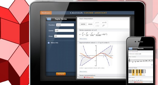 Le tre applicazioni del prof. Wolfram Alpha
