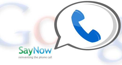 Google regala SayNow al team Google Voice