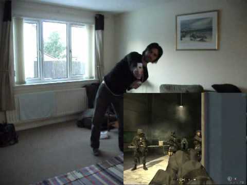 Call of Duty FPS on Kinect Hack (FAAST) with Wiimote (GlovePIE)