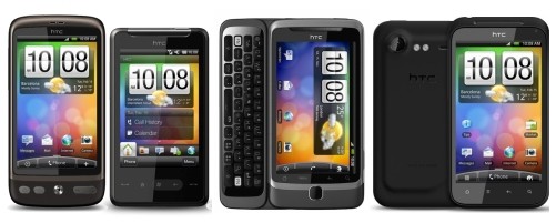 HTC Desire, Desire HD, Desire Z e Incredible S: in arrivo l'update ad Android 2.3