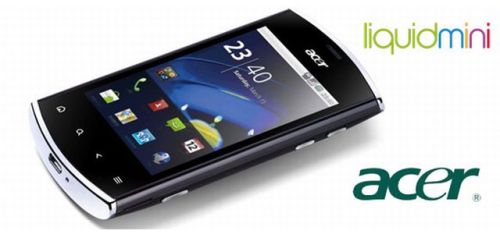 Acer Liquidmini: con Vodafone a 249 euro