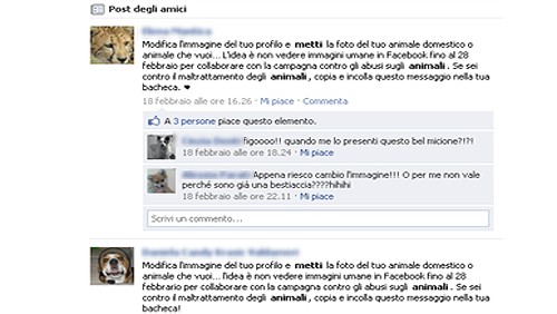 Facebook sempre più a quattro zampe