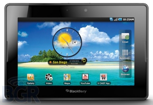 Applicazioni Android su BlackBerry PlayBook: RIM è al lavoro