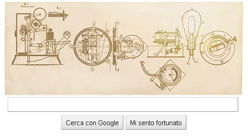 Google: il doodle si elettrifica per Thomas Edison