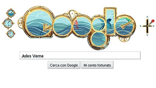 Google omaggia Jules Verne
