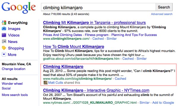 Google Social Search Google Social Search