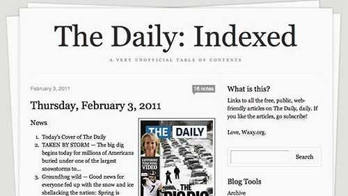 Il Daily senza iPad? Sul Web si può