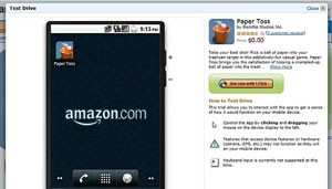 Amazon Test Drive: provare le applicazioni Android dal PC di casa