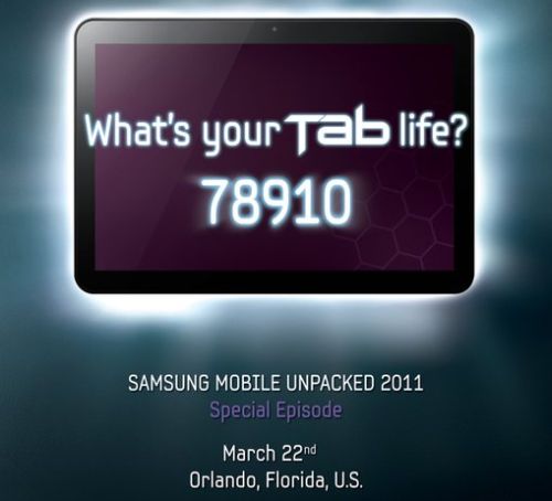 Samsung lancerà un tablet da 8,9 pollici il 22 marzo