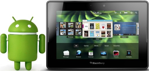 BlackBerry PlayBook: sì alle app Android e Java
